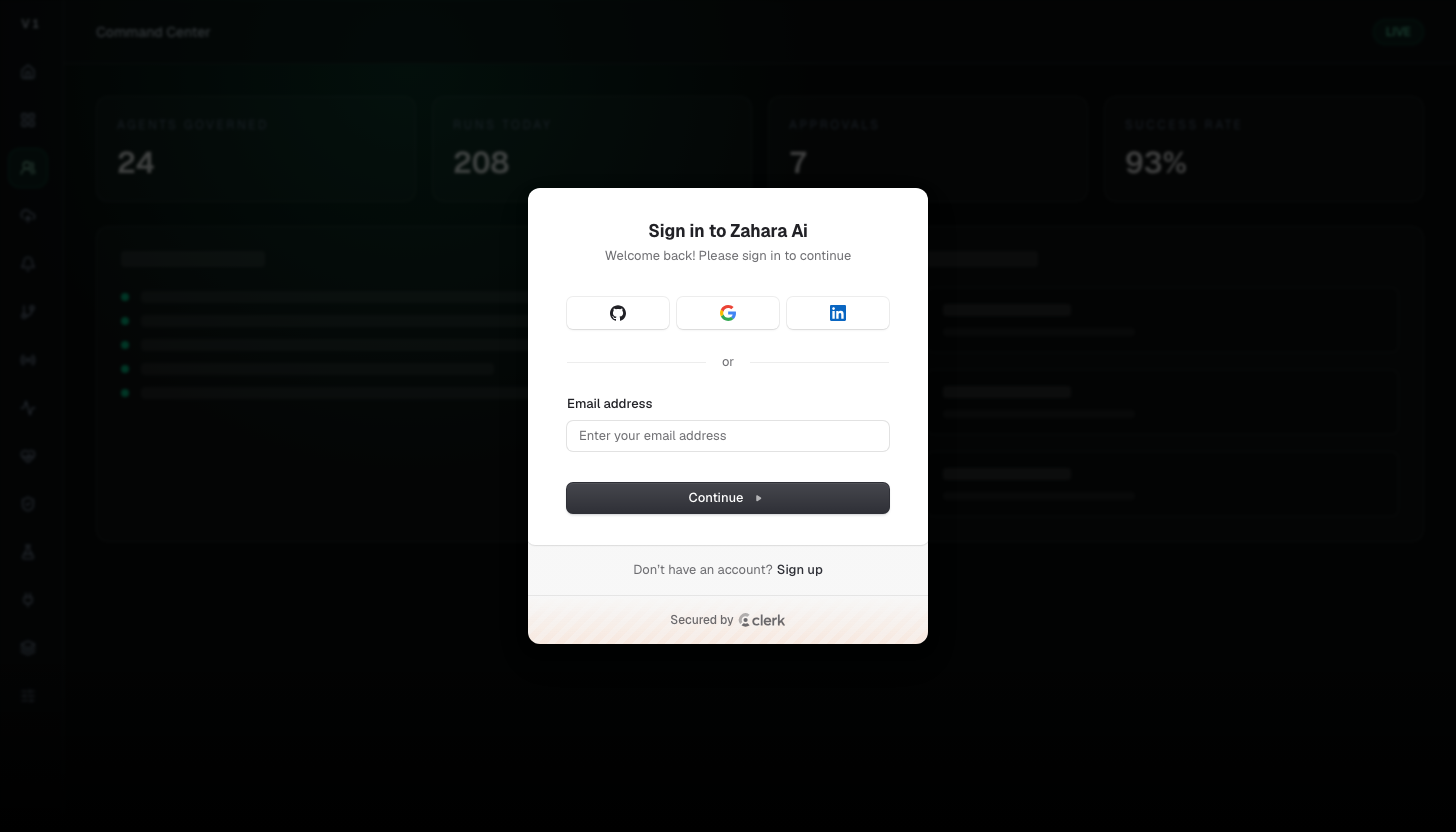 Login screen showing the main controls, status evidence, and next-action context described in this guide.